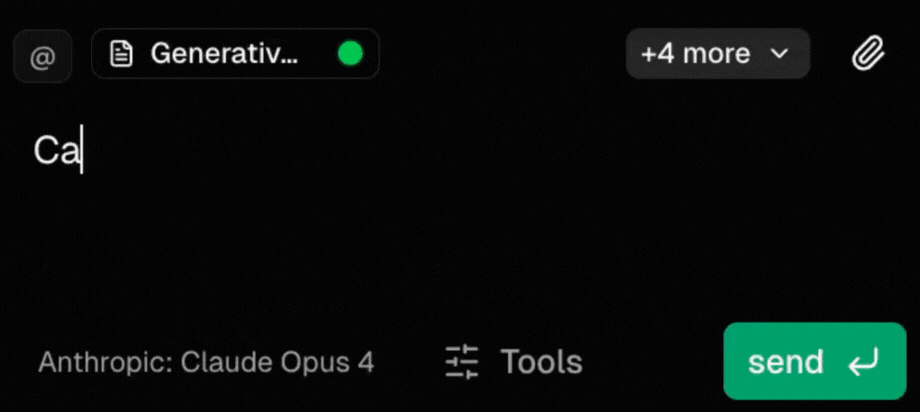 GenAI with citation animation